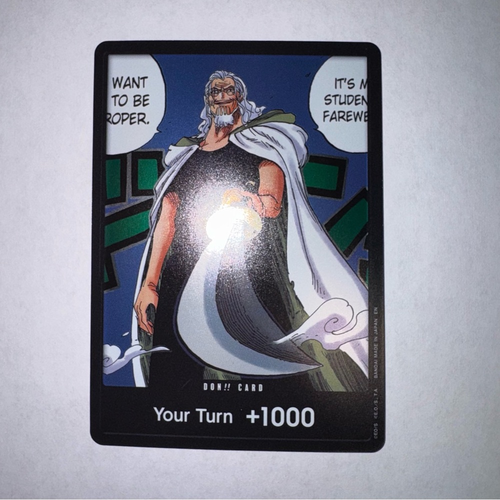 DON!! Card Silvers Rayleigh -  OP12 Legacy of the Master ONE PIECE Card Eng NM+